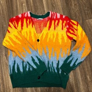 Zara multi colored men’s cardigan